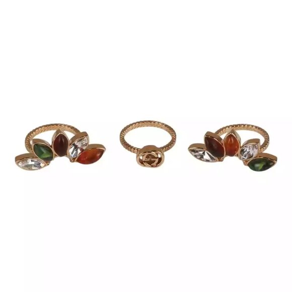 Authentic Gucci Interlocking G Flower Ring - Picture 10 of 10